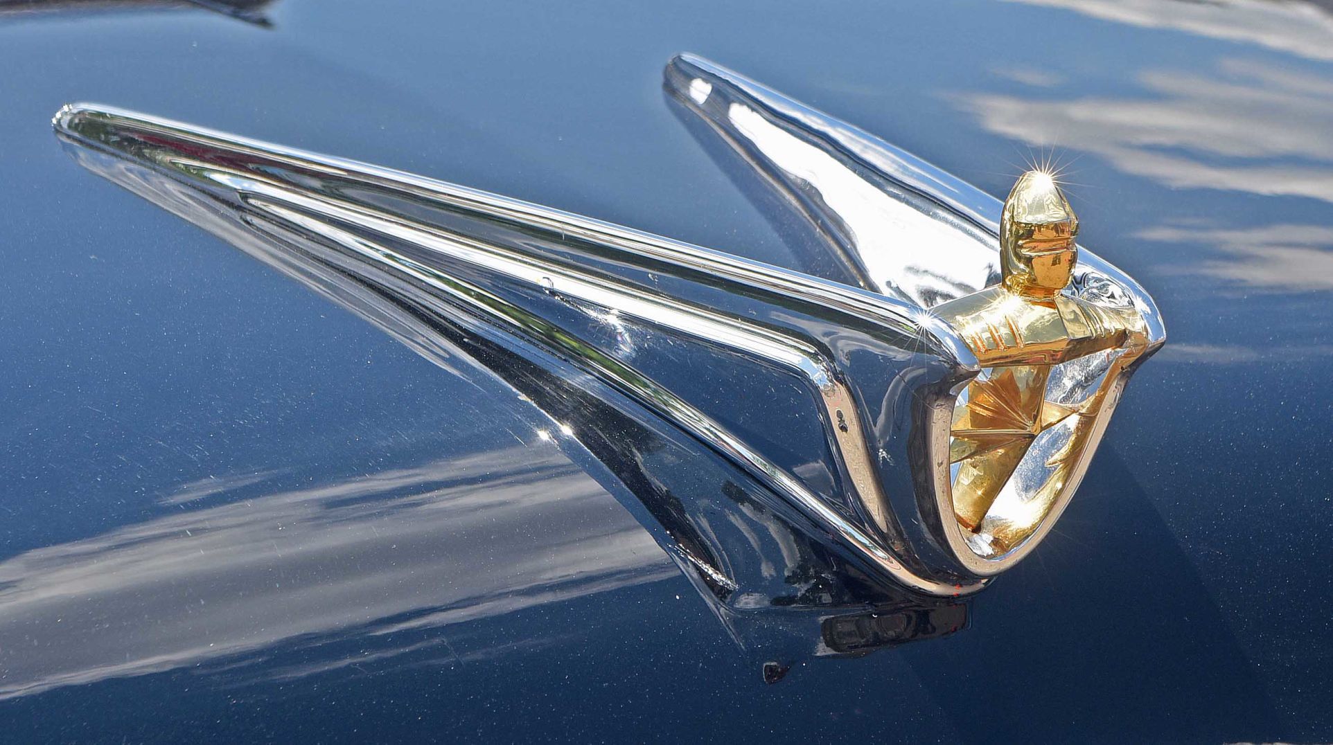 1956 Lincoln convertible hood ornament